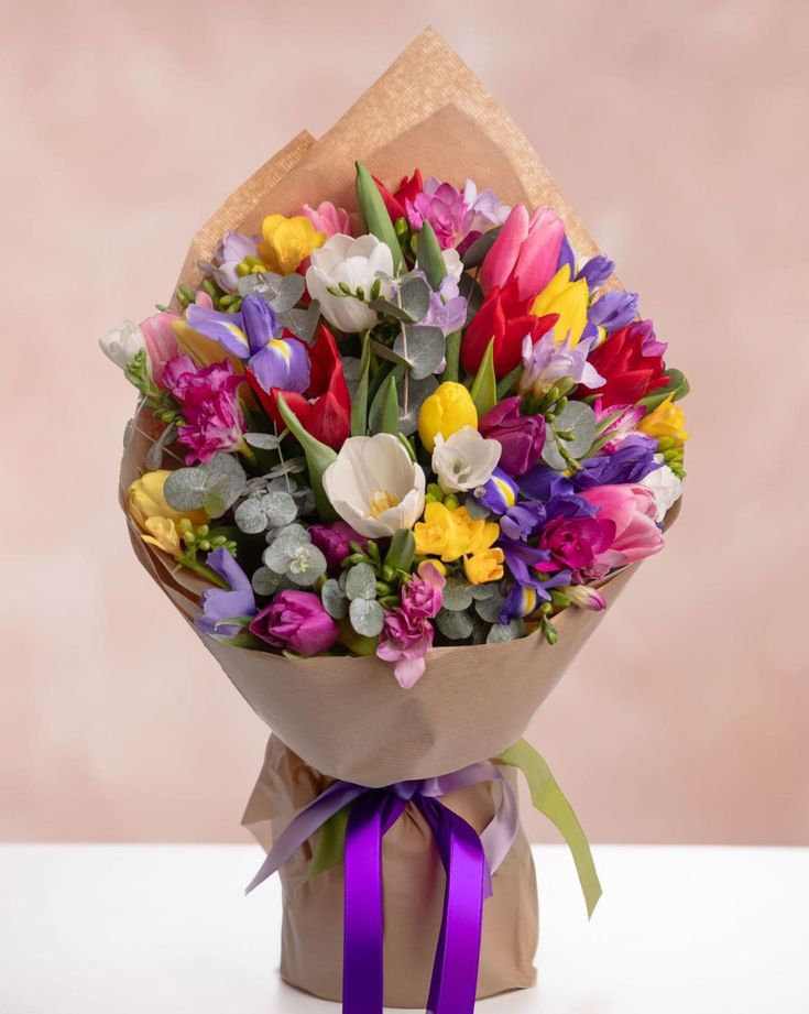 Tulips & Iris Bouquet